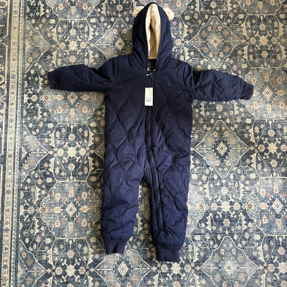 GAP Toddler Quilted Coveralls- Size 12-18 Months NEW!